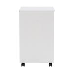 White Wood 6-Drawer Cary Storage Cart