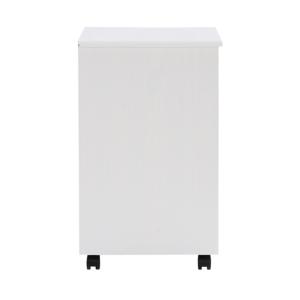 White Wood 6-Drawer Cary Storage Cart