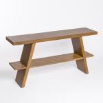 Modern Mahogany Wood Renzo Console Table