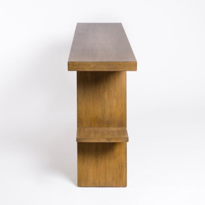 Modern Mahogany Wood Renzo Console Table