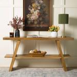 Modern Mahogany Wood Renzo Console Table