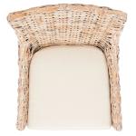 Whitewashed Rattan Cristen Accent Chair