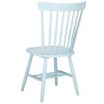 Pale Blue Parker Spindle Dining Chairs, Set of 2