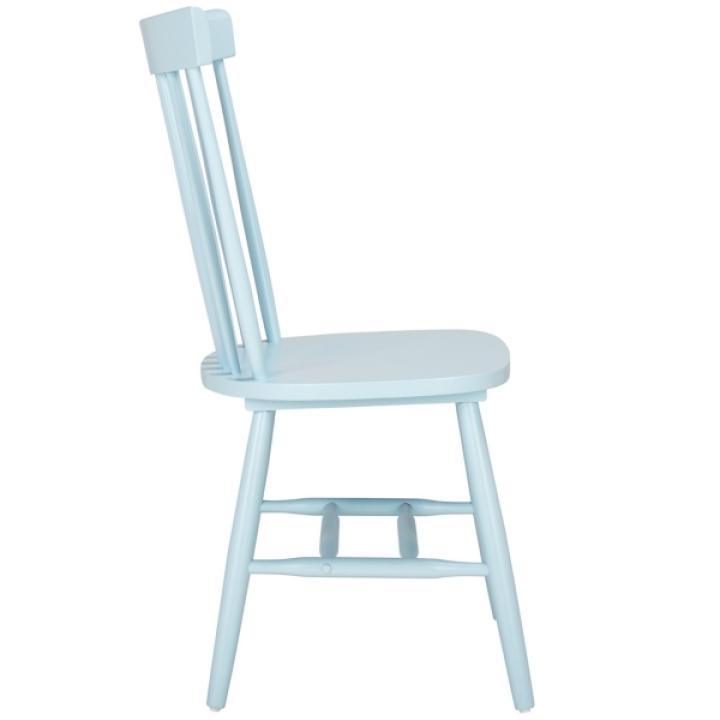 Pale Blue Parker Spindle Dining Chairs, Set of 2