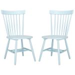 Pale Blue Parker Spindle Dining Chairs, Set of 2