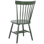Dark Green Parker Spindle Dining Chairs, Set of 2