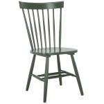 Dark Green Parker Spindle Dining Chairs, Set of 2