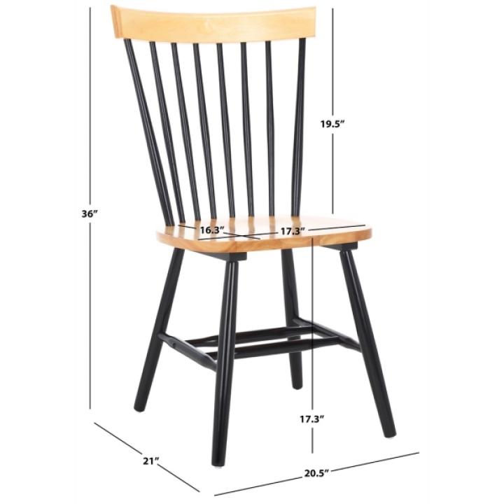 Two-Tone Parker Spindle Dining Chairs, Set of 2