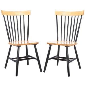 Two-Tone Parker Spindle Dining Chairs, Set of 2