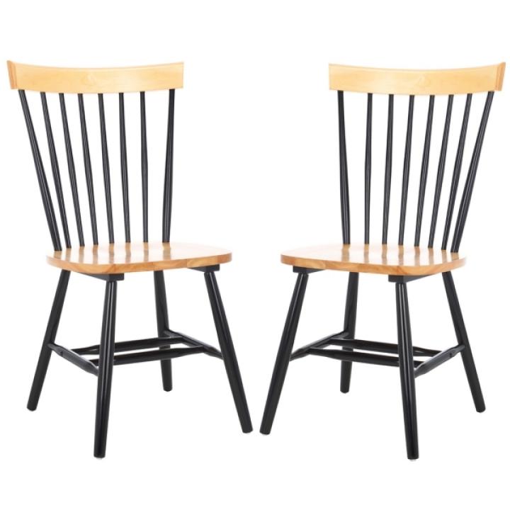 Two-Tone Parker Spindle Dining Chairs, Set of 2