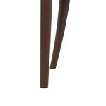 Dark Rattan Curved Back Carlotta Accent Chair