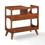 Asheville Walnut Record Player Stand, 32.5 in.