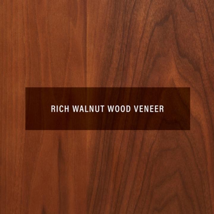 Asheville Walnut Record Player Stand, 32.5 in.