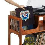 Asheville Walnut Record Player Stand, 32.5 in.