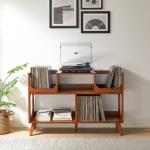 Asheville Walnut Record Player Stand, 47 in.