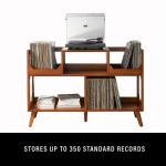 Asheville Walnut Record Player Stand, 47 in.