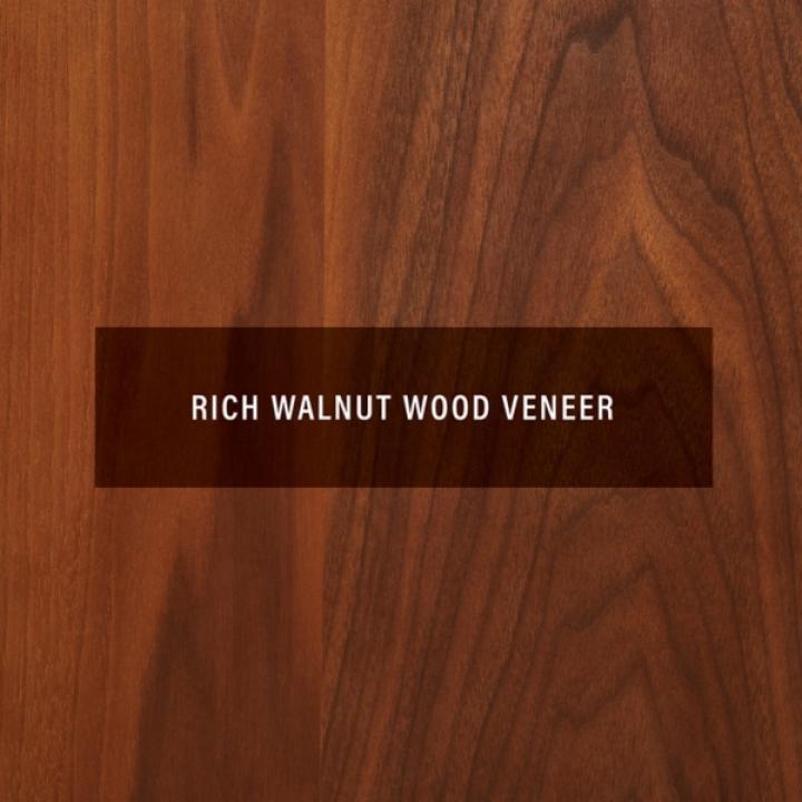 Asheville Walnut Record Player Stand, 47 in.