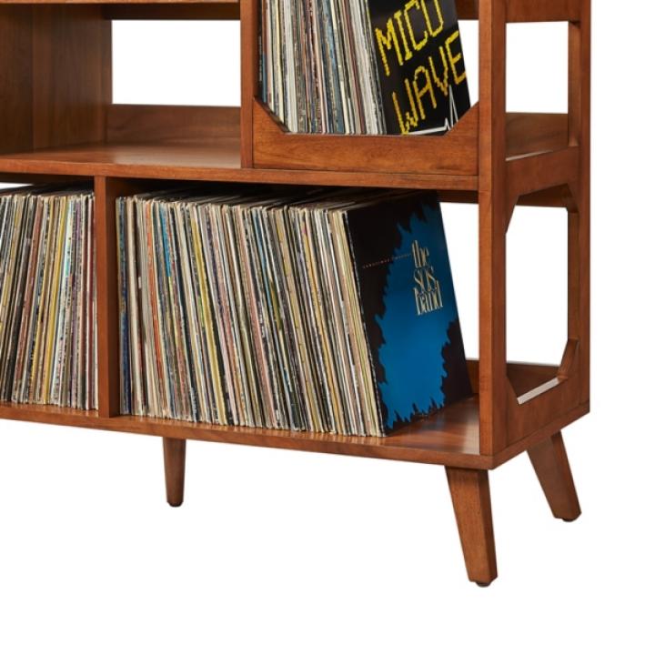 Asheville Walnut Record Player Stand, 47 in.