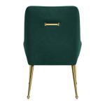 Green Velvet Gold Maxine Dining Chair