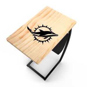 Miami Dolphins Wood C-Table