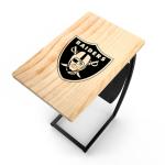 Las Vegas Raiders Wood C-Table
