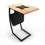 University of Nebraska Wood C-Table