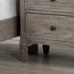 Graywash Wood 2-Drawer Lyla Nightstand
