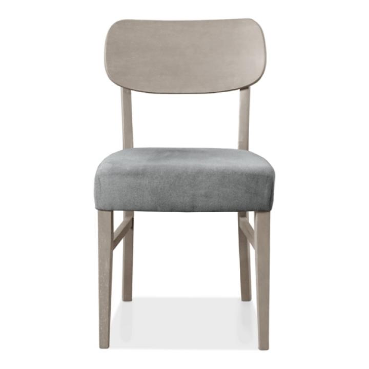 Gray Upholstered Porter Dining Chairs, Set of 2