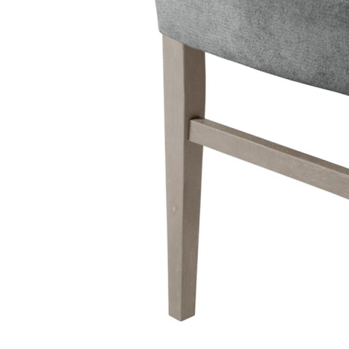 Gray Upholstered Porter Dining Chairs, Set of 2