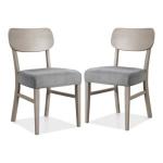 Gray Upholstered Porter Dining Chairs, Set of 2