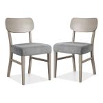 Gray Upholstered Porter Dining Chairs, Set of 2