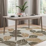 Gray Wood Porter Modern Dining Table