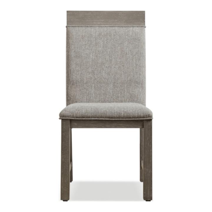 Gray Upholstered Bridgette Dining Chairs, Set of 2
