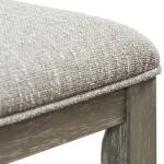 Gray Upholstered Bridgette Dining Chairs, Set of 2