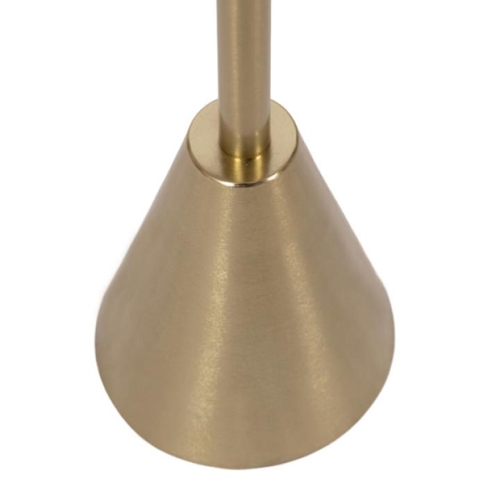 Gold and Natural Quartz Accent Table