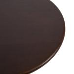 Brown Mango Wood Turned Leg Accent Table