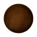 Rustic Brown Round Pine Wood Accent Table