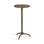 Brass Metal Tripod Accent Table