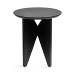 Kate and Laurel Black Mango Wood Accent Table
