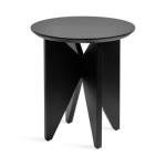 Kate and Laurel Black Mango Wood Accent Table