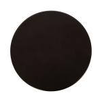 Black Metal Teardrop Accent Table