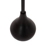 Black Metal Teardrop Accent Table