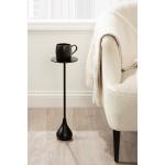 Black Metal Teardrop Accent Table