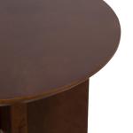 Kate and Laurel Brown Mango Wood Accent Table