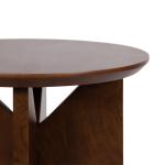 Kate and Laurel Brown Mango Wood Accent Table