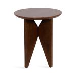 Kate and Laurel Brown Mango Wood Accent Table