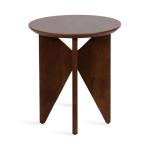 Kate and Laurel Brown Mango Wood Accent Table
