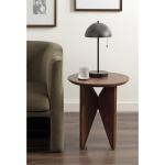 Kate and Laurel Brown Mango Wood Accent Table