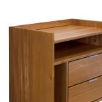 Caramel Pine 2-Drawer Nightstand