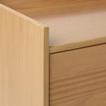 Natural Pine 2-Drawer Gallery Top Nightstand